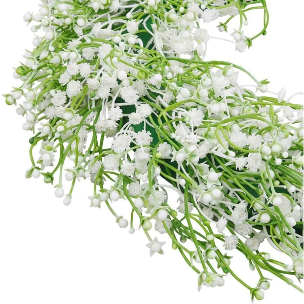 IC Gypsophila krans kunstig dørkrans dekorativ hengende