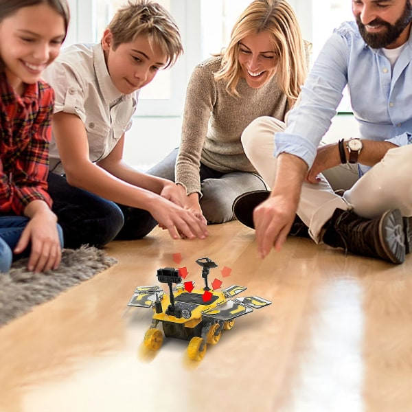 IC Fjernkontroll Biler DIY Montert Solar Rover Modell STEM Vitenskap og Utdanning Eksperiment Håndbok Selvmontert Elektrisk Leke