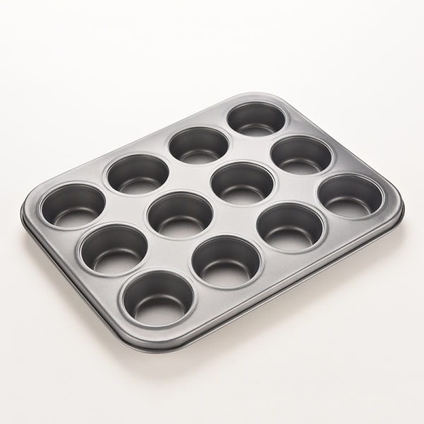 IC 12 kopper metall non-stick cupcake form Pan bakeware bakeware kaker P