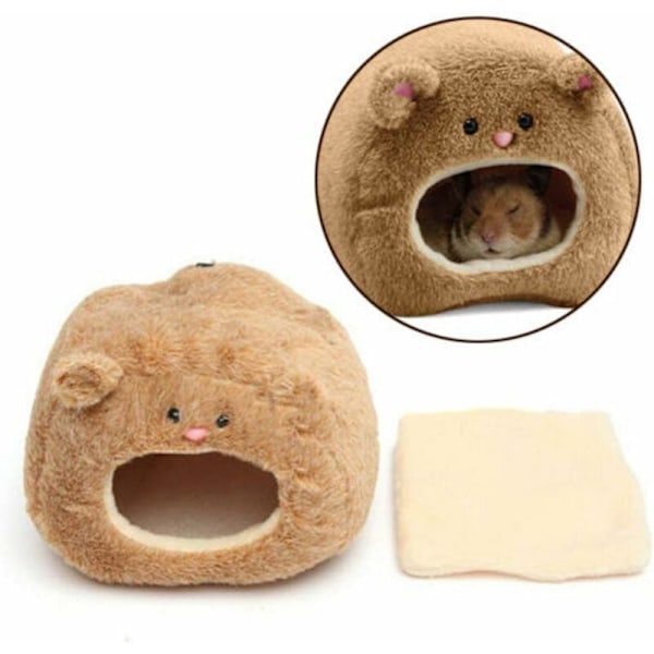 Pehmeä riippuva hamsterin riippumatto. Viihtyisä ja lämmin sänky kaneille.