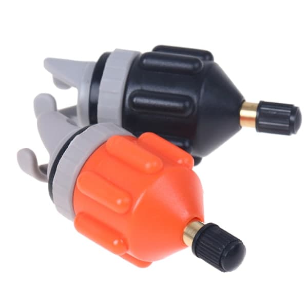 IC Oppblåsbar båtpumpventiladapter SUP Air Paddle Board Kajakk Oransje
