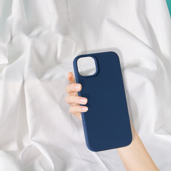 IC iPhone 14-serie Silikonfodral för telefon Flytande Silikonfodral iPhone 14 plus