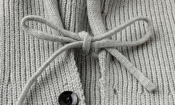 Chunky Strikket Balaclava Vinter Varm Helansigtsmaske Blød Hue Tørklæde Hætte til Mænd Kvinder, Strækbar Polyester, Sort