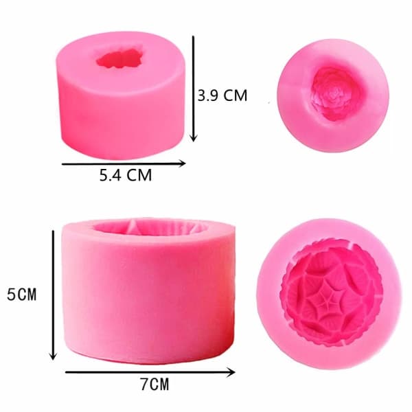 IC Lotusblomst & Roseforme til Chokolade