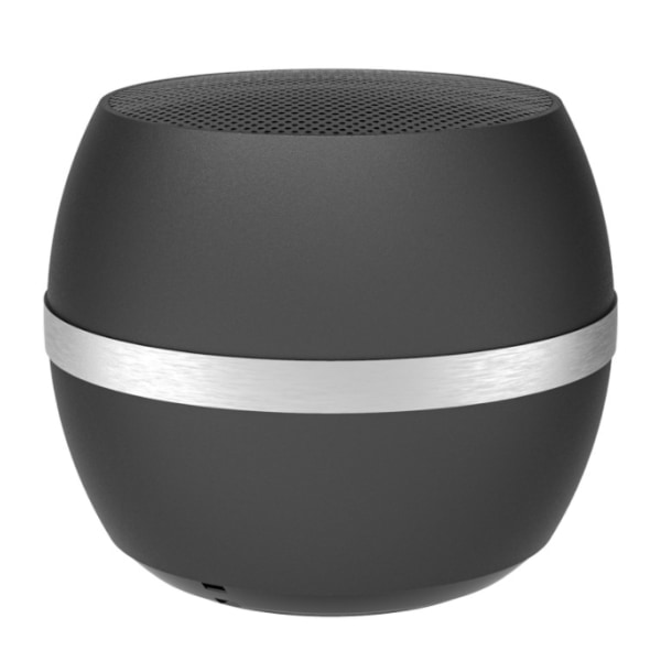 IC Metall trådløs Bluetooth-højttaler, lille sød udendørs bil Bluetooth-højttaler (sort)
