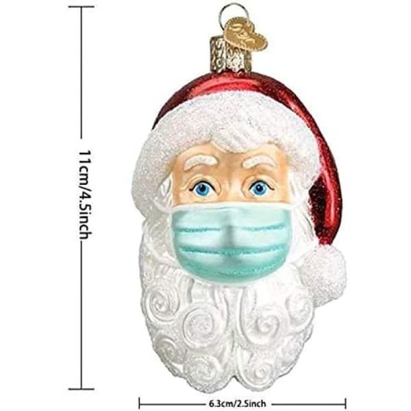 IC Julgranshänge Tomte med mask, Julgransdekorationer 2 st.