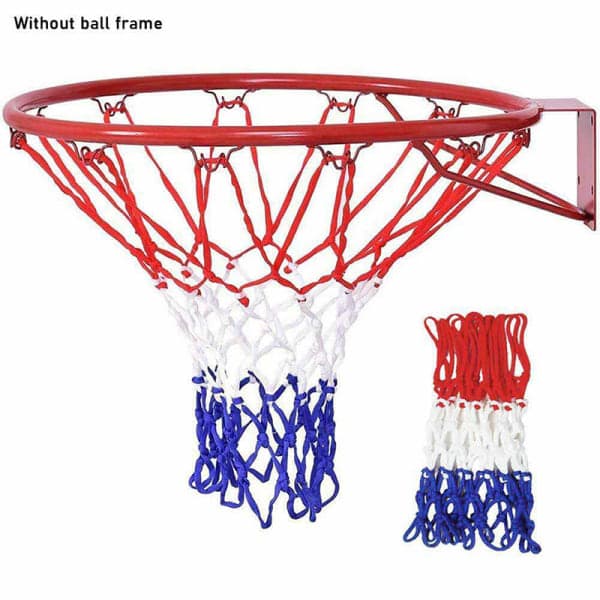 IC Standard Basket Net Nylon Hoop Goal Standard Rim Til Kurv Multicolor 5Pcs