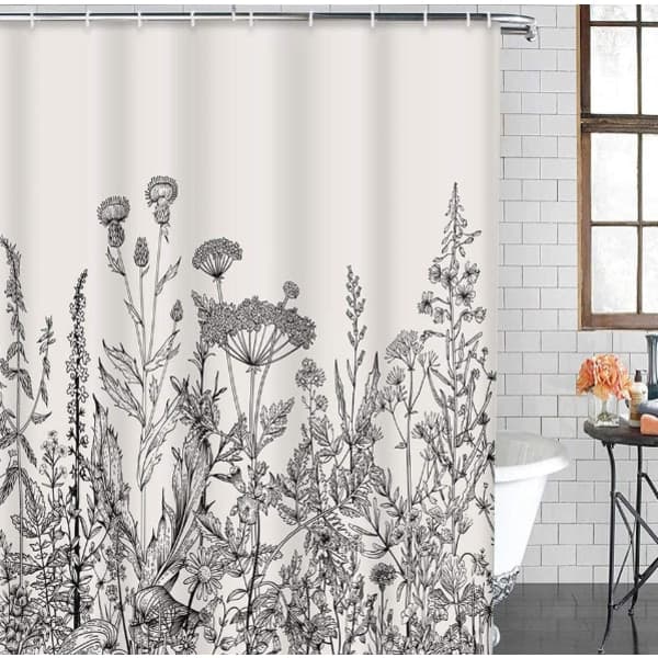 IC Douceur d'intérieur Brusedør med kroge 180 x 200 cm polyestertryk cocoty des