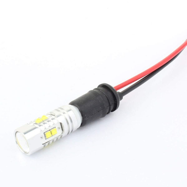 IC 4st T10 w5w LED / Halogenkontakt / Sockelfäste Mjuk Svart