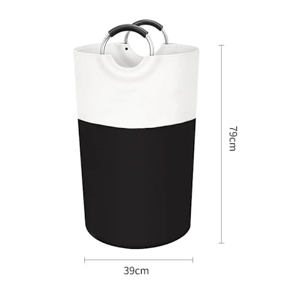 Large Waterproof Foldable Laundry Basket with Handles, Laundry Hampers for Laundry Room, Bedroom, Bathroom