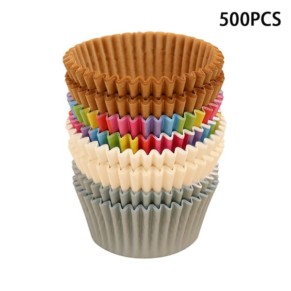 IC 500/100 st Cupcake Paper Liner Cup Case Bricka Form B 500PCS