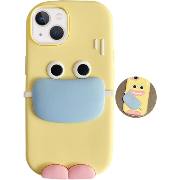 IC iPhone 13 Pro Max mobilskal Söt case 3D Retro Kawaii skyddande mobilskal för iPhone 13 Pro Max (Awkward Mask)