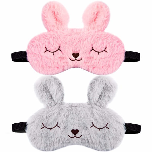 IC CNE 2-pack Sömnmask Kanin Söta Ögonmasker