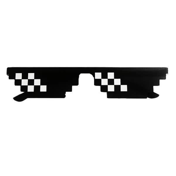 Mosaikk Solbriller Tredimensjonale Pixel Solbriller Tynne Minecraft Rammeløse Uregelmessige Solbriller C2 C2