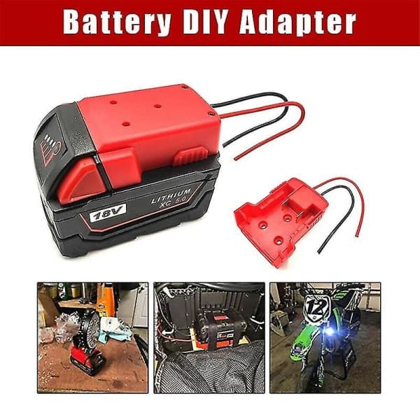 IC CNE-batteriadapter til Milwaukee M18 Xc 18v til dockningsstation P