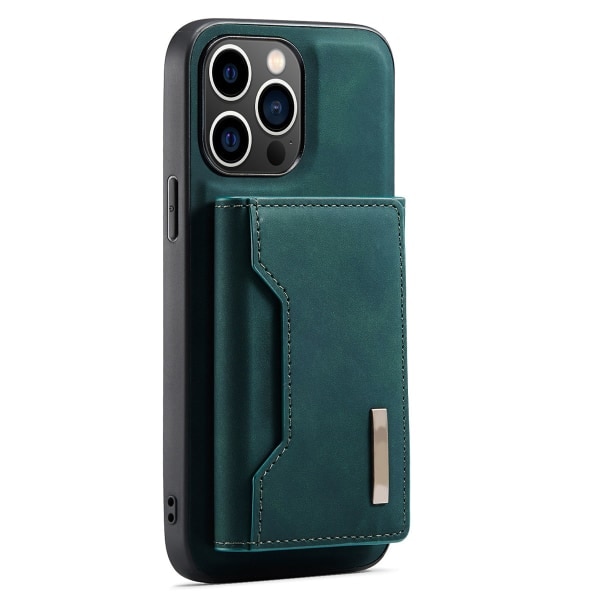 IC Läderplånboksfodral för iPhone 14 Pro Max Case med kort green
