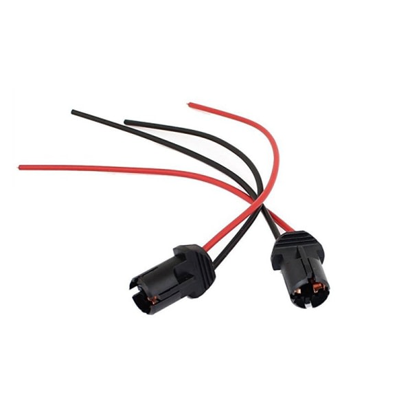 IC 4 stk T10 w5w LED / Halogenkontakt / Sokkelmontering Blød Sort