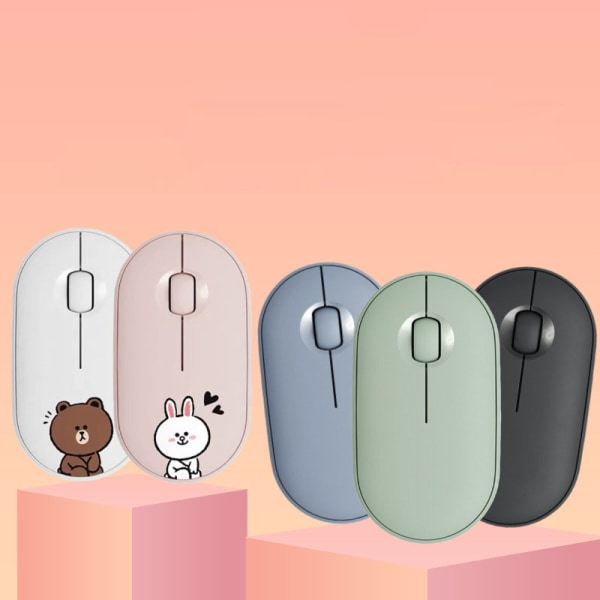 IC Bluetooth -hiiri Ultra-ohut Mini Hiljainen Langaton Hiiri-Jänis