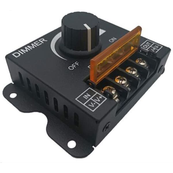 Dimmerbryter, 12V-24V 30A På/Av-bryter, for LED-striper Lysstyrkekontroll