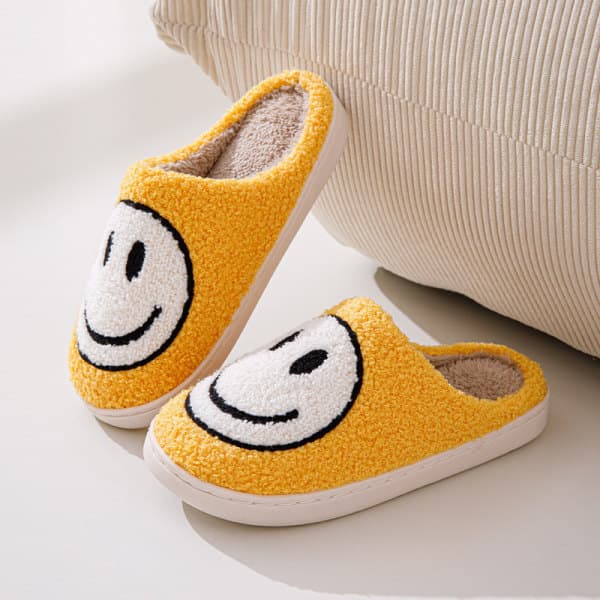 IC Leende Ansikte Tofflor Dam Smile Tofflor Gul 36-37