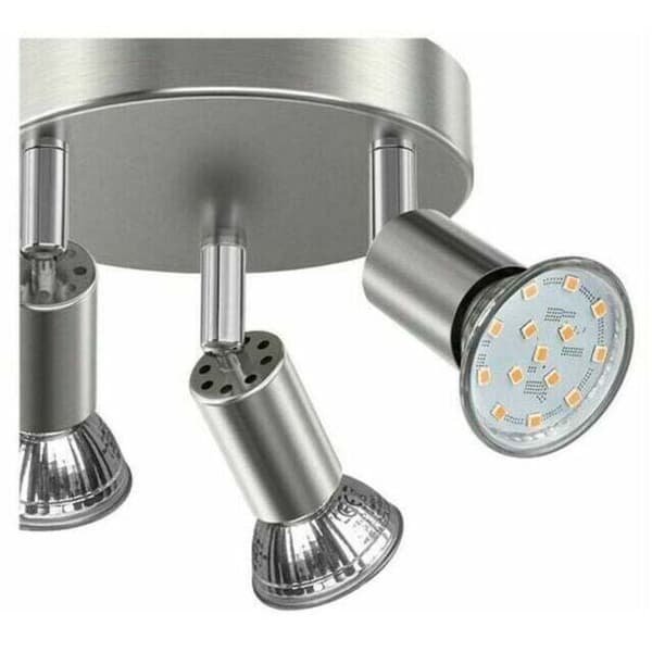 Justerbar LED Spotlight 3x GU10 IP44 Varmt Lys til Loft Badeværelse Kompatibel med Philips