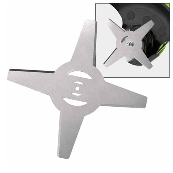 IC 150 mm Metall Grästrimmerhuvud Bladbyte Gräsmatta Mo