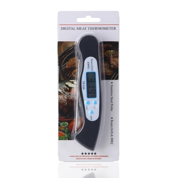 IC Digitalt termometer Grilltermometer for flere vinkler