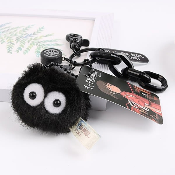 IC Black Coal Elf Keychain Spirited Away Hayao Miyazaki My Neighbo