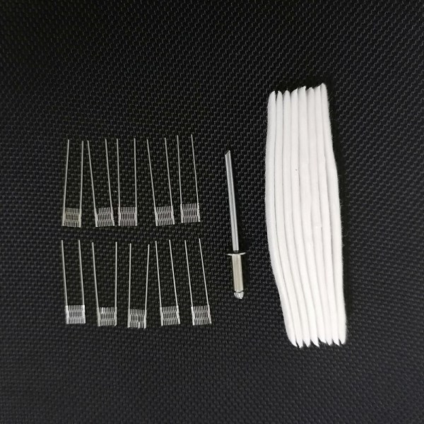 IC DIY Rebuild Kit för VapoRESSo-xros 1.2ohm A1 Mesh Coil DIY-verktyg