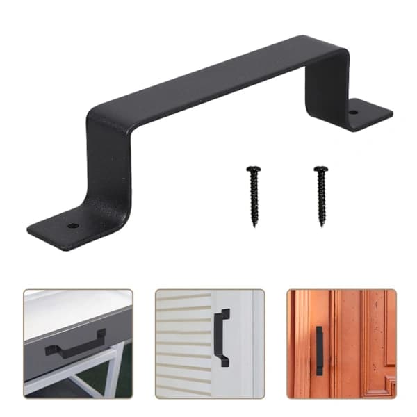2 pcs Barn Door Right Angle Handle Drawer Cabinet Antique Wardrobe 2x 2x