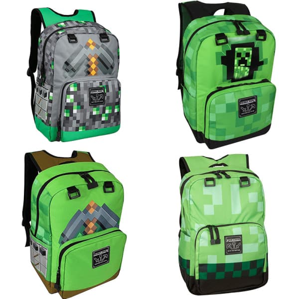 IC Minecraft Skolryggsekk for grunnskolebarn