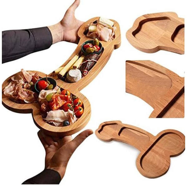 1. Træfrugtfad Vinostfad Aperitiffad 15*24CM