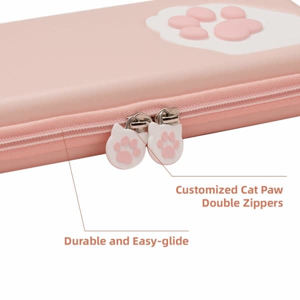 Sød Kattepote Etui Kompatibel med Nintendo Switch/Switch OLE IC