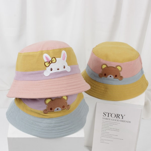IC Barnhatt Sommarfiskarhatt Baby Tunna Solhattar Pojkar Flicka Blå 50CM
