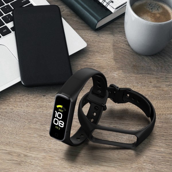 IC Samsung Galaxy Fit 2 SM-R220 klockarmband TPE Svart