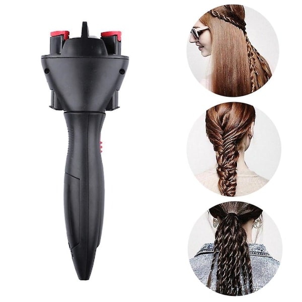 IC Elektrisk Hårfläta Automatisk Twist Braider Stick Enhet