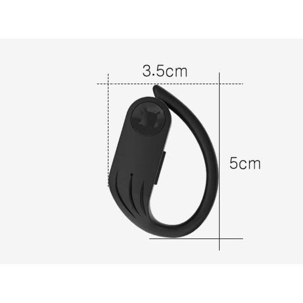 IC Trådlösa hörlurar Bluetooth hörlurar 5.0 True Wireless Sport-hörlurar Inbyggd mikrofon In Ear Running Headset med öronkrokar Laddning