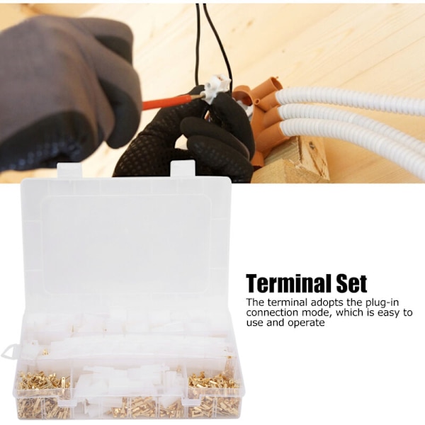 580 st 2 3 4 6 9 Pin 2,8 mm Kretsplint Hane/Hona Kontakthus för Elektronik, DUBUNS