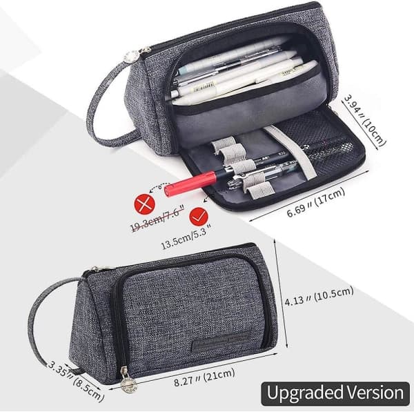 IC Penneetui Kapacitet Penneetui Case Holdbar Canvas Organizer