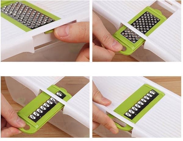 5 - cm - Multifunctional - vegetable cutter set - home kitchen - Potato - carrot grater - Manual - dicing - slicer - stainless