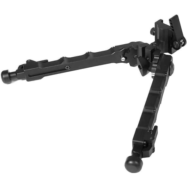 Picatinny Bipod Gevär Luftgevär Airsoft Bipod Utdragbar Svängbar