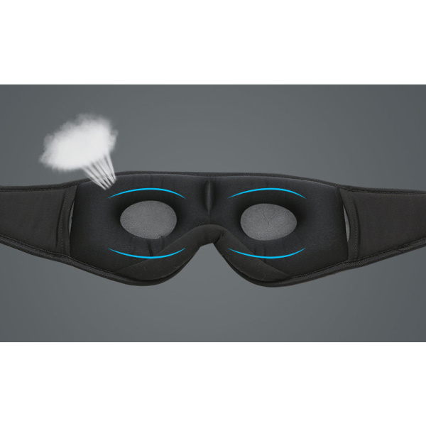 IC Sömnmask, 3D-förbättrad Bluetooth-sömn, ögonmask för kvinnor (rosa)