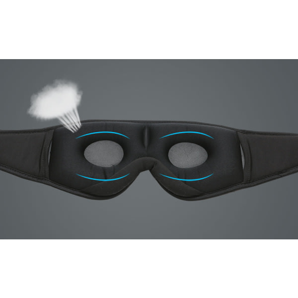 IC Unimask, 3D-paranneltu Bluetooth -uni, silmämaski naisille (vaaleanpunainen)