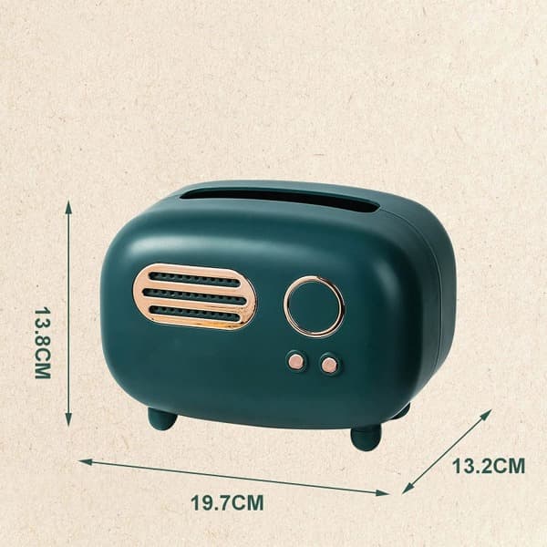 IC Vevboks, Vevdispenser, Retro Radio Formet Multifunksjonell