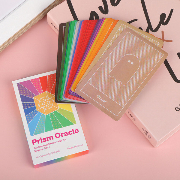 IC Uusi kortti Prismor Oracle Card Kohtalon ennustaminen Perhejuhliin Paperi Monivärinen Yksi koko