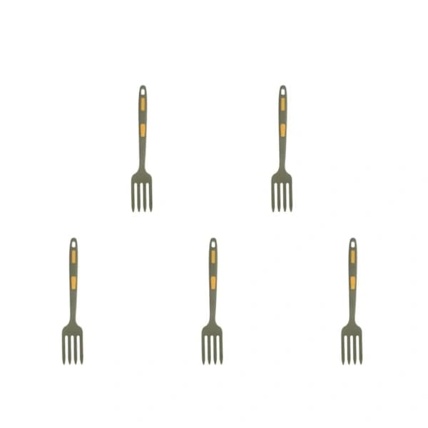 Heat Resistant Cooking Fork Spaghetti Stirring Pasta Utensil Silicone 5x 5x