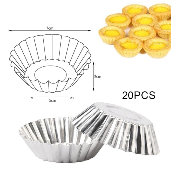 IC Non-stick tærteforme - genanvendelig bageplade rund muffin