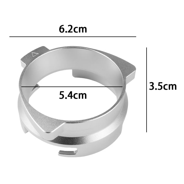 IC Kädet vapaat annostelusuppilo, 54 mm annostelusuppilo jauhattimella Sopii 54 mm