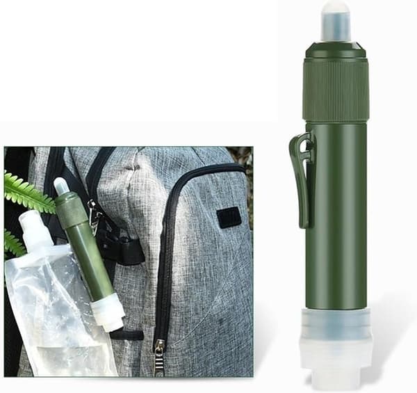 Water Filter Straw - Survival Kit - Survival Gear - Water Purifier Pump - Water Filter - Survival - Emergency