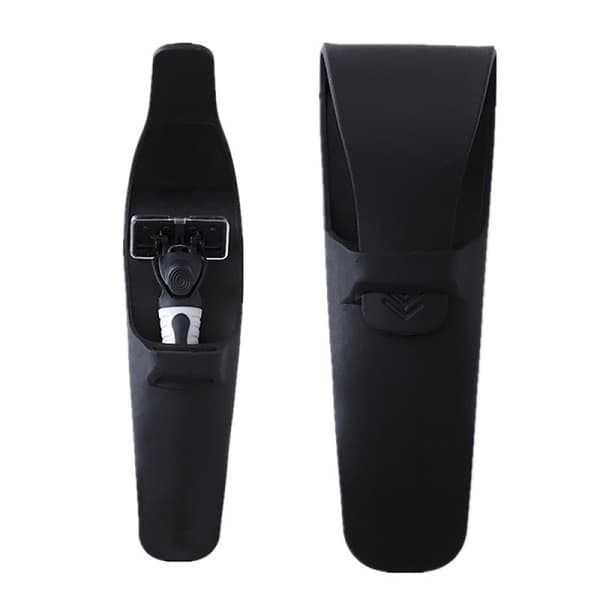 IC Silikon Barber Razor Bärbar rakapparat Skyddsfodral Case Cli Black
